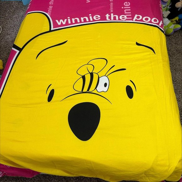 WINNIE THE POOH & FRIENDS FULL SIZE FITTED SHEET & COVER SHEET - Picture 2 of 9